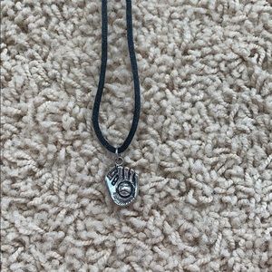 Softball necklace (not real silver)